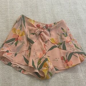 Floral Pink Women's Shorts
